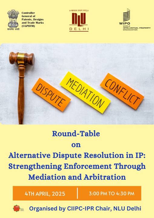 Plate V of V, from the record of ADR in IP: Strengthening Enforcement through Mediation and Arbitration